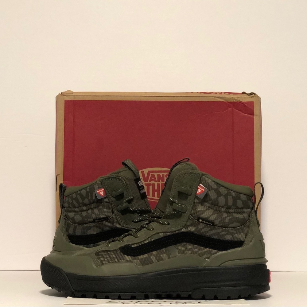 Vans Ultrarange Exo Hi Gore-Tex Mte-2 “Grape Leaf/Warped Check”